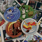 Image produit Avatar The Last Airbender - Sous-verres en métal des personnages