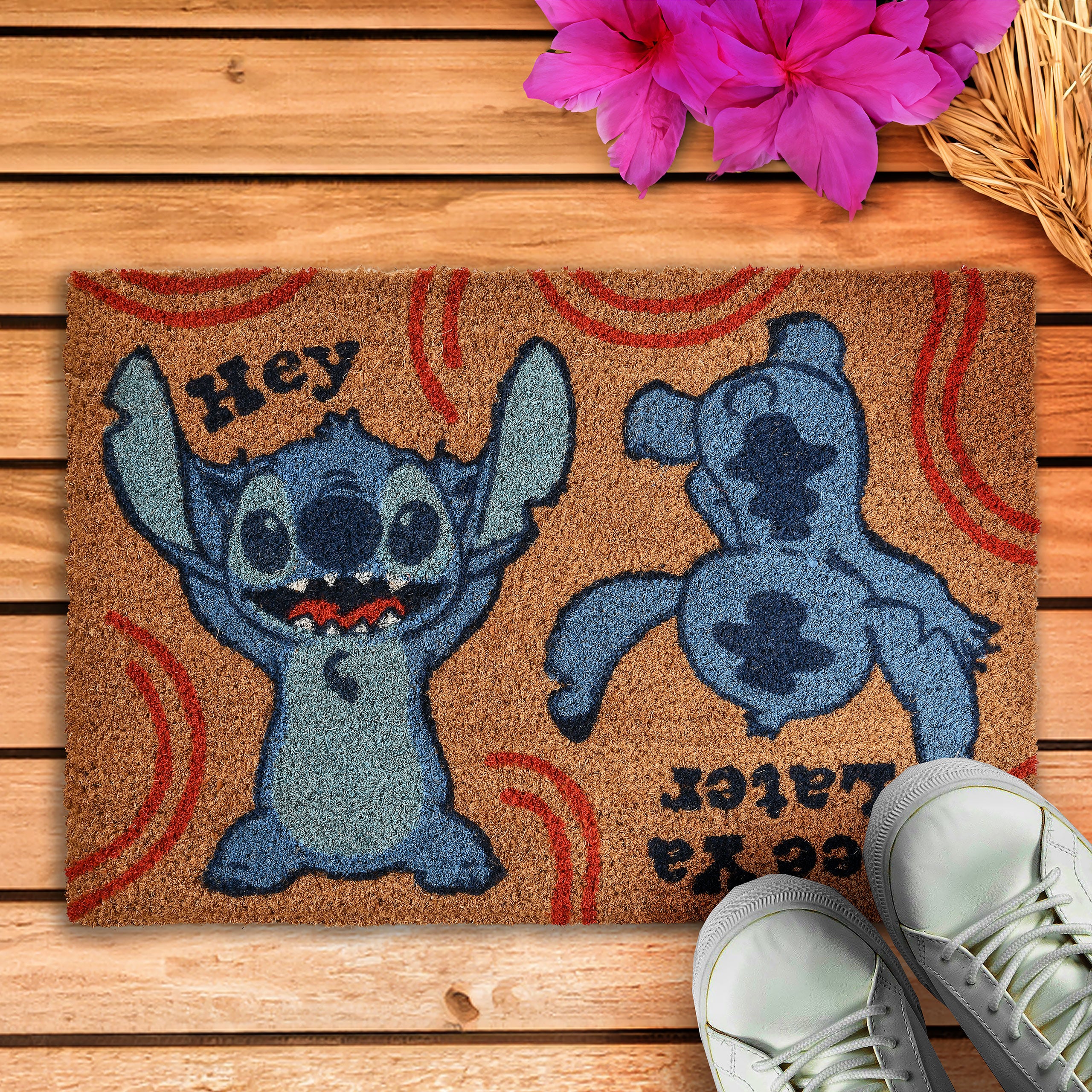 Image produit Stitch Hey See Ya Later Tapis de porte - Lilo & Stitch