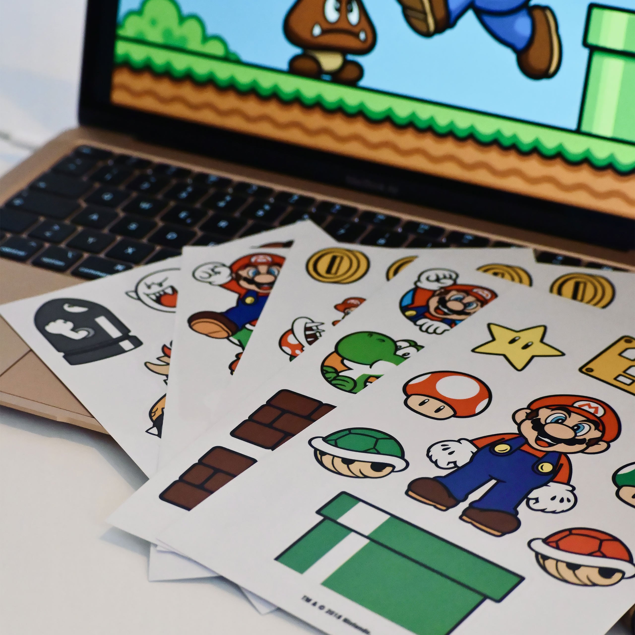 Product image Super Mario - Mushroom Kingdom Stickers