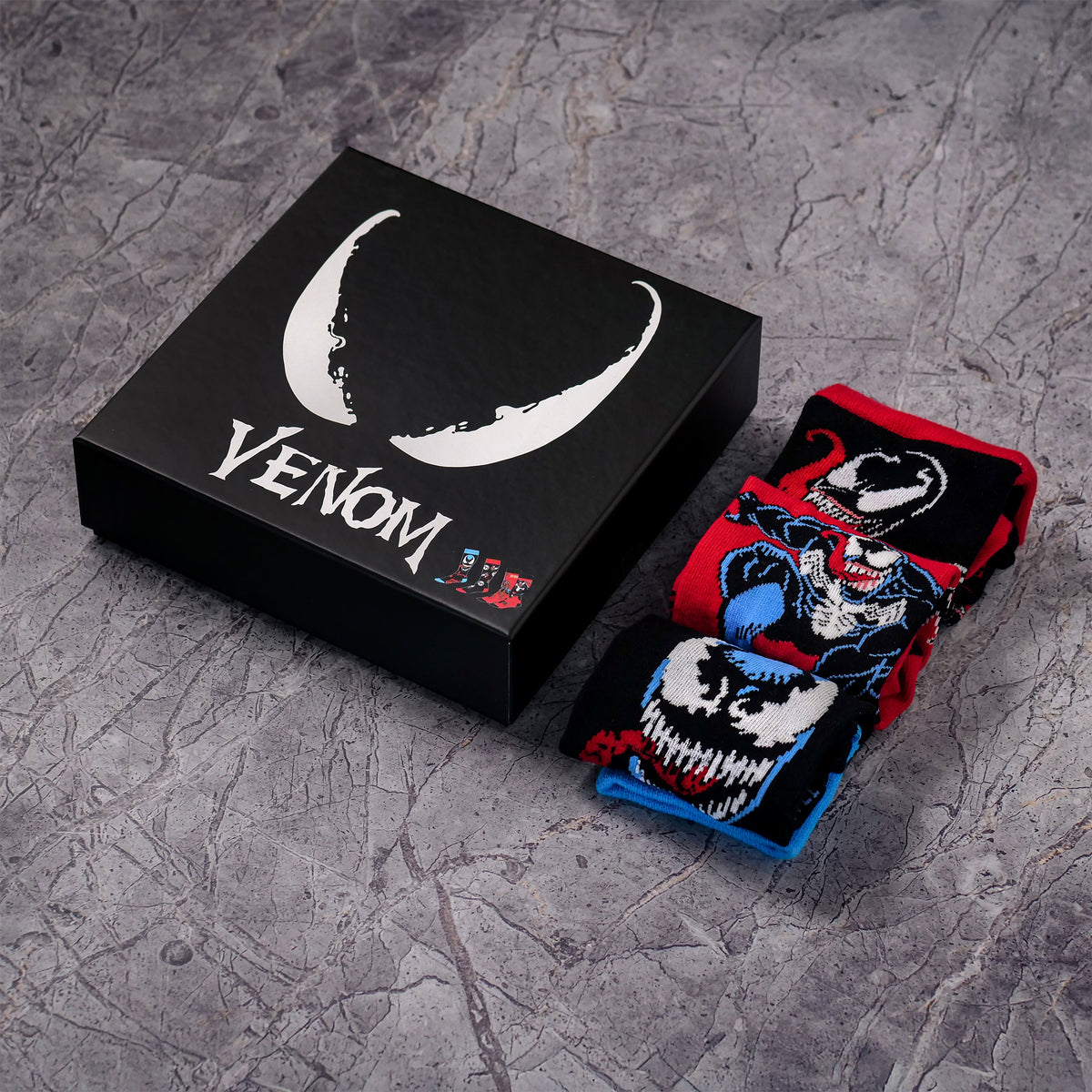 Image produit Venom - Lot de 3 paires de chaussettes