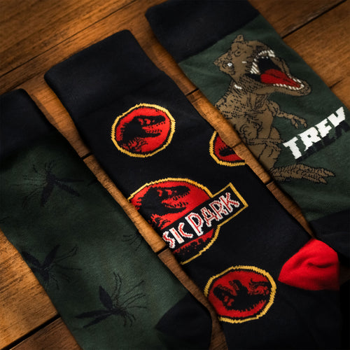 Image produit Jurassic Park - Lot de 3 paires de chaussettes
