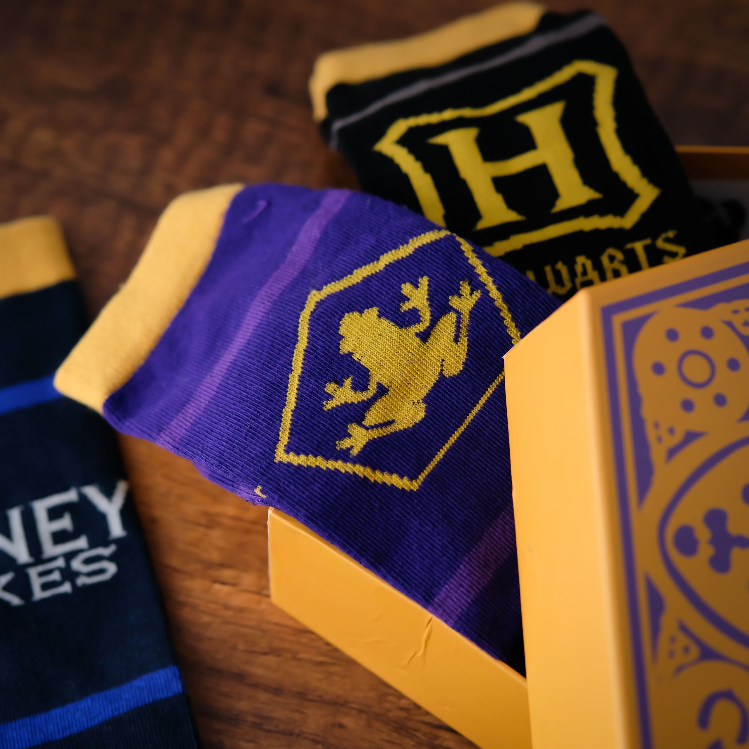 Image produit Harry Potter - Ensemble de 3 paires de chaussettes dans une boîte Grenouille en Chocolat