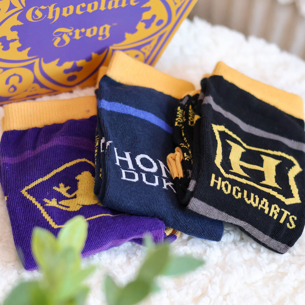 Image produit Harry Potter - Ensemble de 3 paires de chaussettes dans une boîte Grenouille en Chocolat