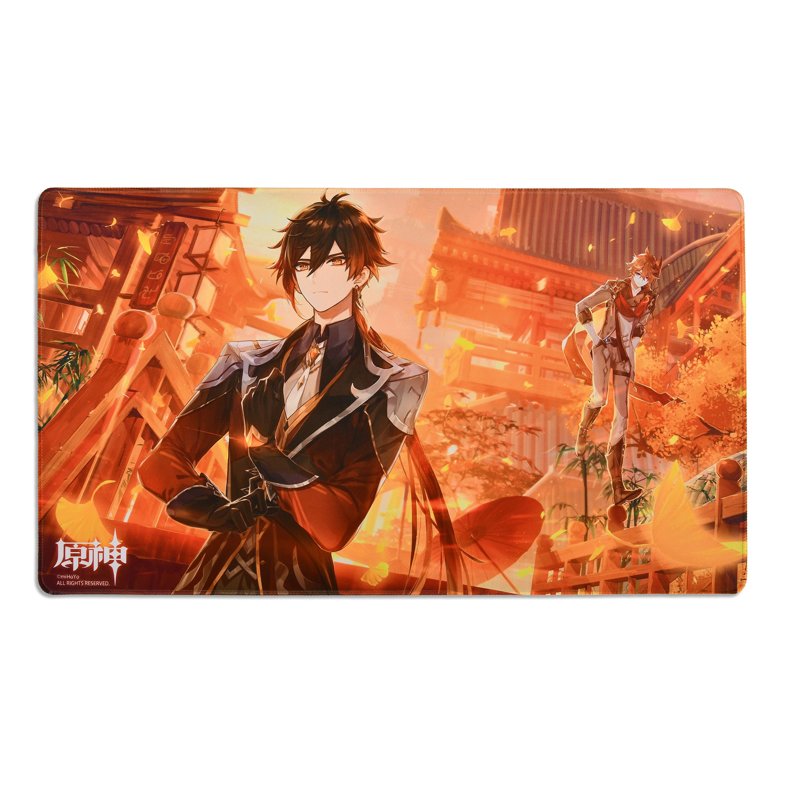 Image produit Genshin Impact - Mission Diabolique L'Étoile Approchante - Tapis de Souris Zhongli et Tartaglia