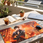 Image produit Genshin Impact - Mission Diabolique L'Étoile Approchante - Tapis de Souris Zhongli et Tartaglia
