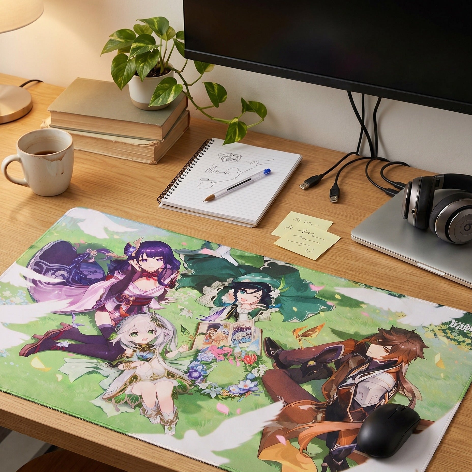 Image produit Genshin Impact - Tapis de souris d'illustration du 2ème anniversaire