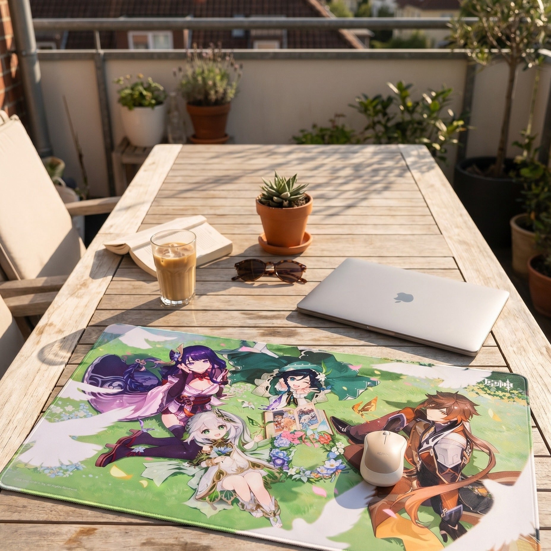 Image produit Genshin Impact - Tapis de souris d'illustration du 2ème anniversaire