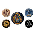 Image produit Harry Potter - Ensemble de 5 Boutons Symboles