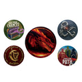 Image produit Dungeons & Dragons - Ensemble de 5 boutons de film