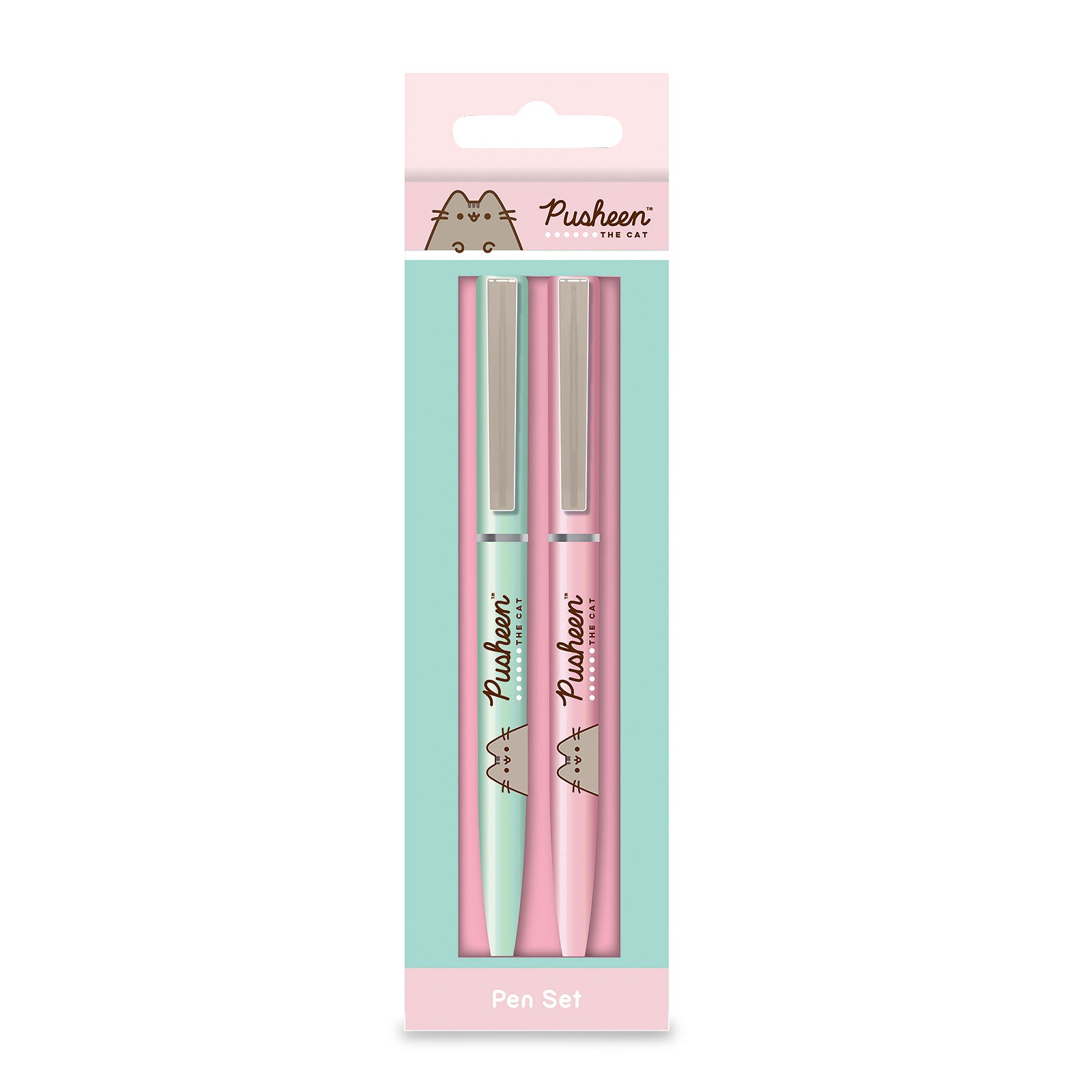 Image produit Pusheen - Ensemble de 2 stylos à bille Botanical