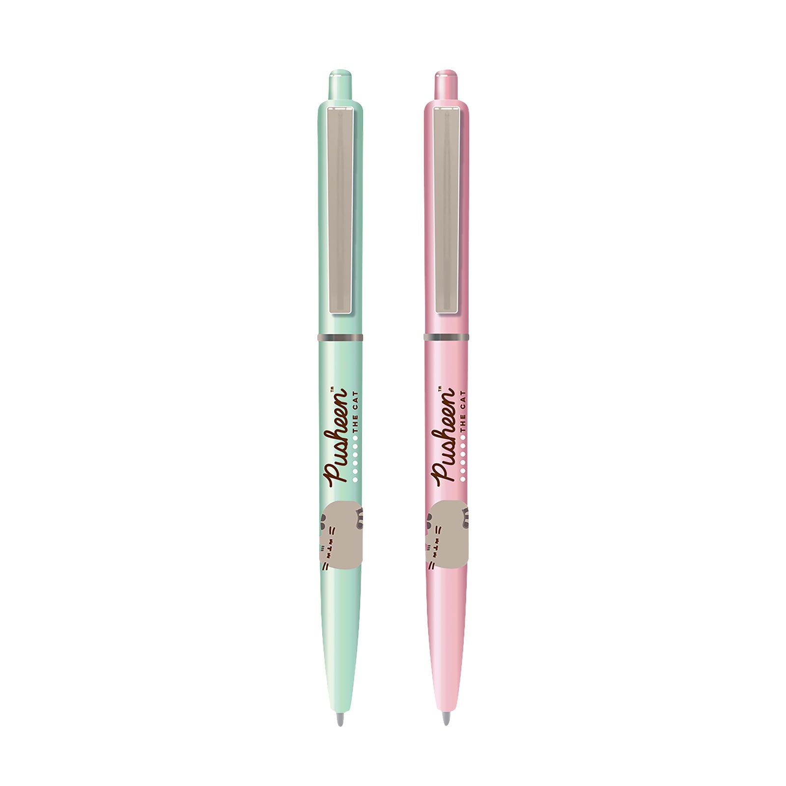 Image produit Pusheen - Ensemble de 2 stylos à bille Botanical