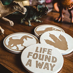 Image produit Jurassic Park - La vie a trouvé un moyen set de 4 dessous de verre