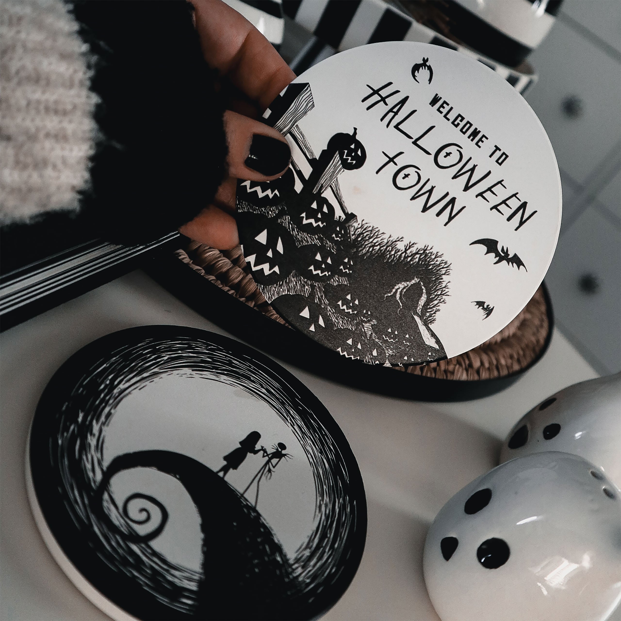 Product image Nightmare Before Christmas - Welcome To Halloween Town Coaster Set of 2