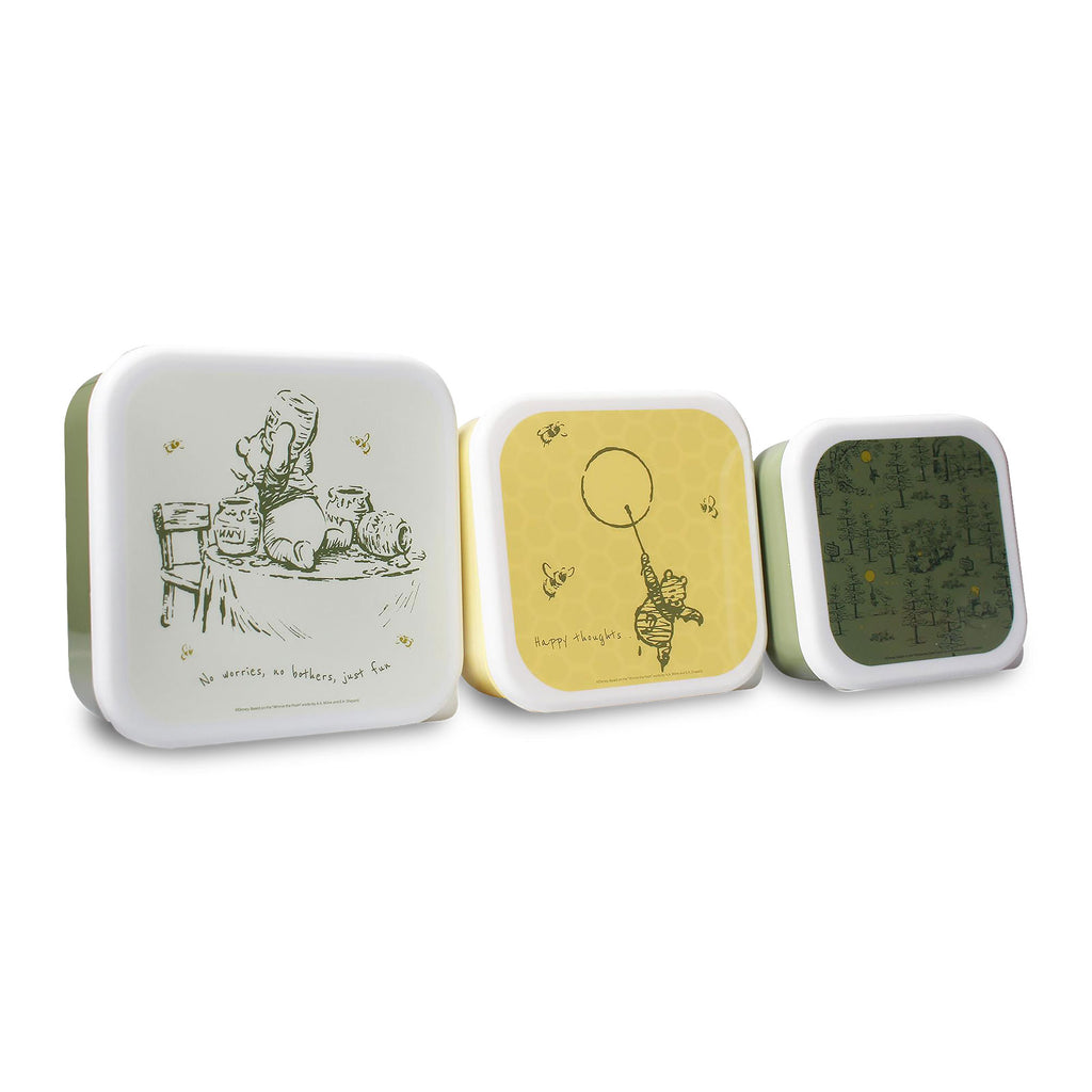 Image produit Winnie l'Ourson - Ensemble de 3 boîtes à lunch