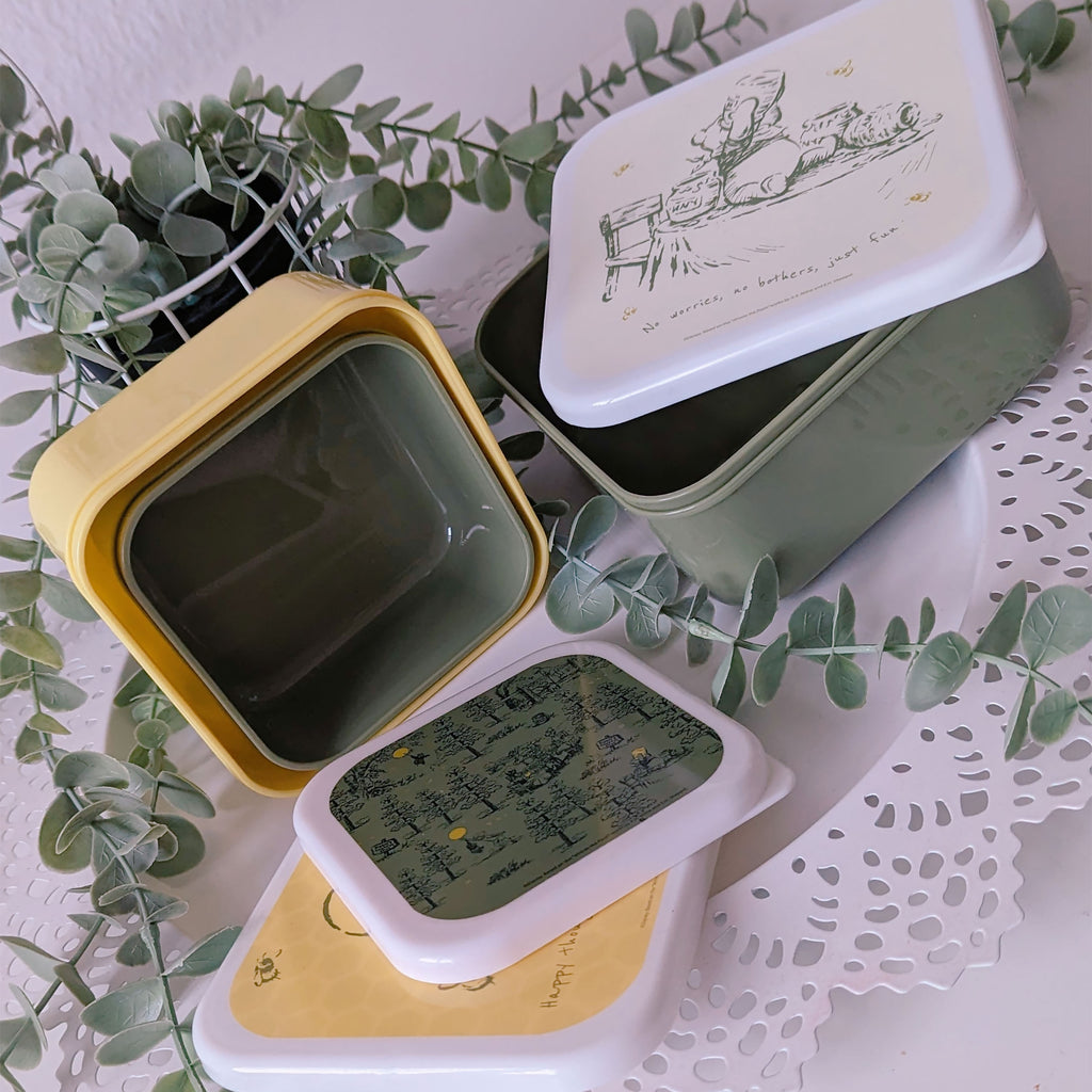Image produit Winnie l'Ourson - Ensemble de 3 boîtes à lunch