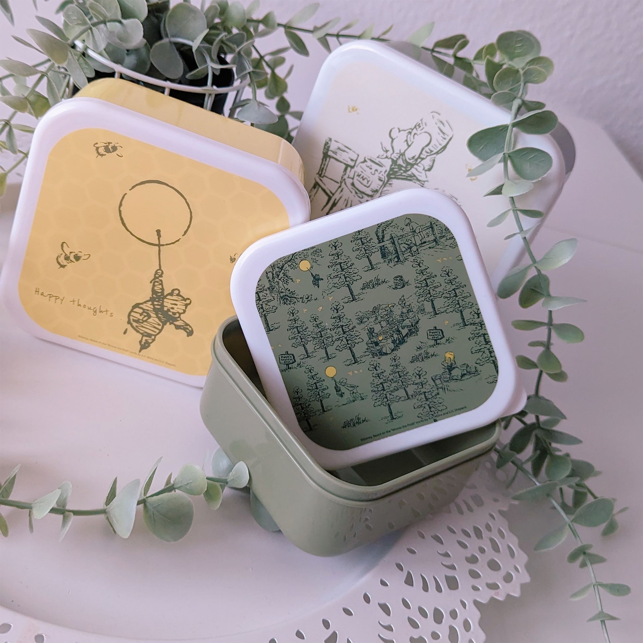 Image produit Winnie l'Ourson - Ensemble de 3 boîtes à lunch