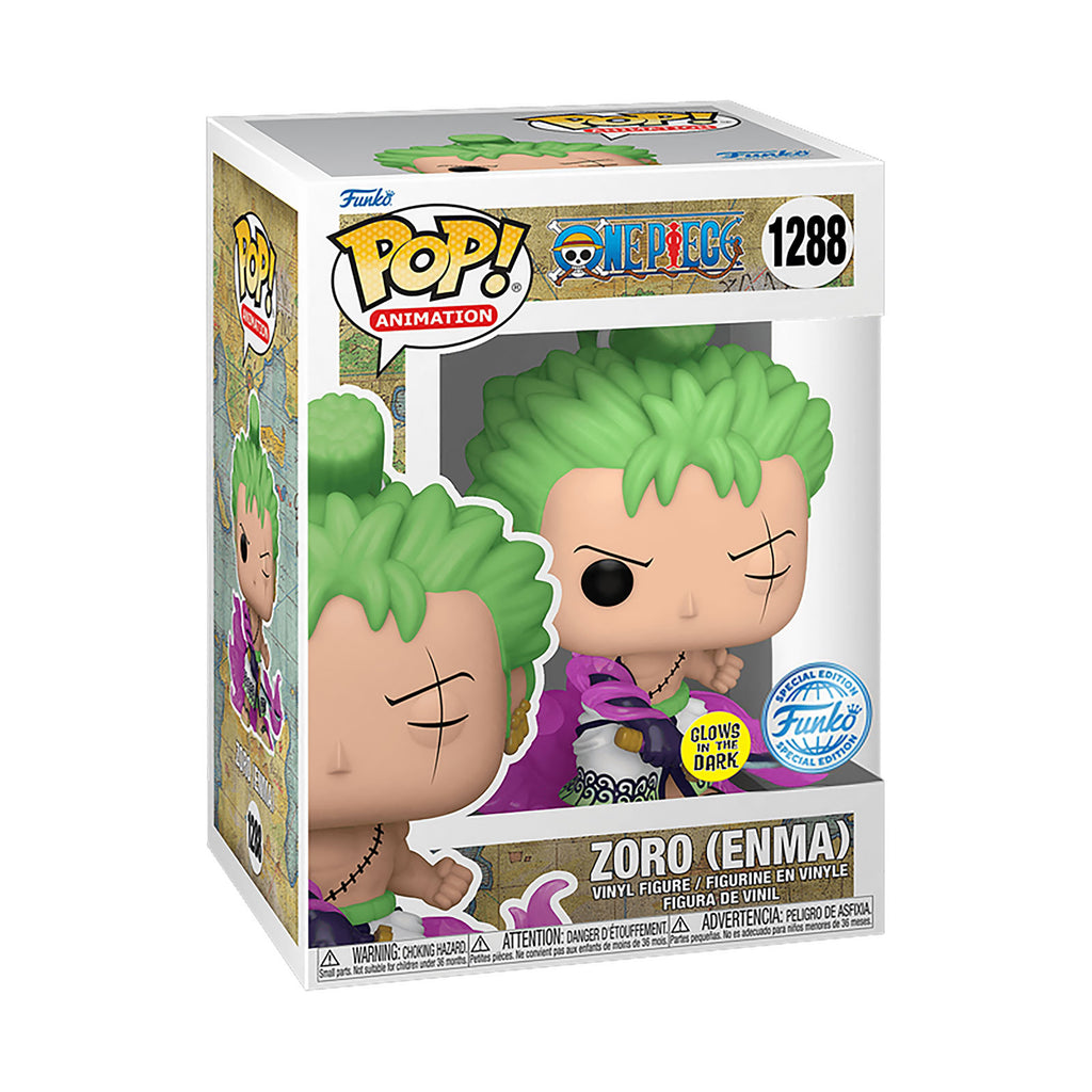 Image produit One Piece - Zoro (Enma) Figurine Funko Pop avec effet Glow in the Dark