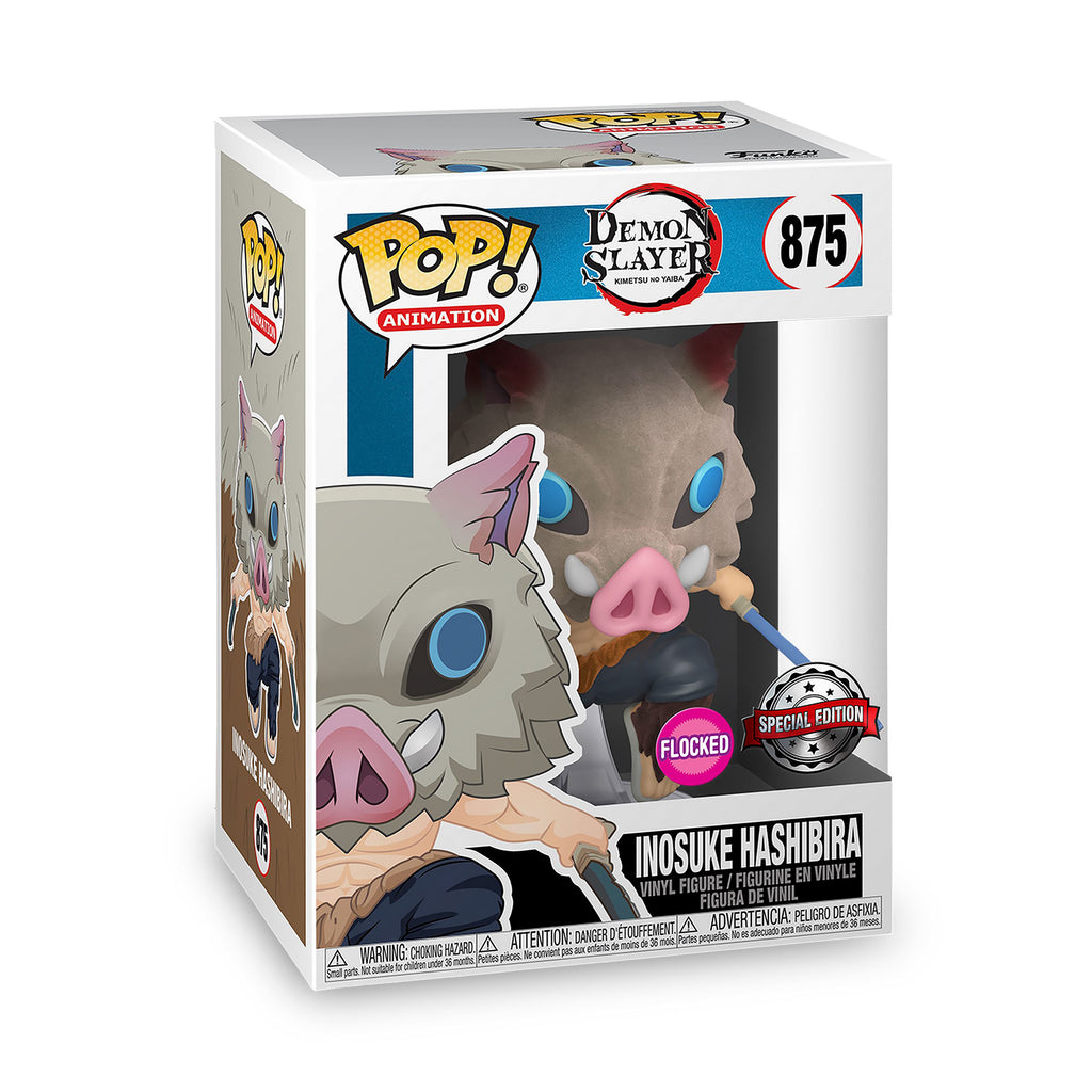 Image produit Demon Slayer - Figurine Funko Pop Inosuke Hashibira floquée