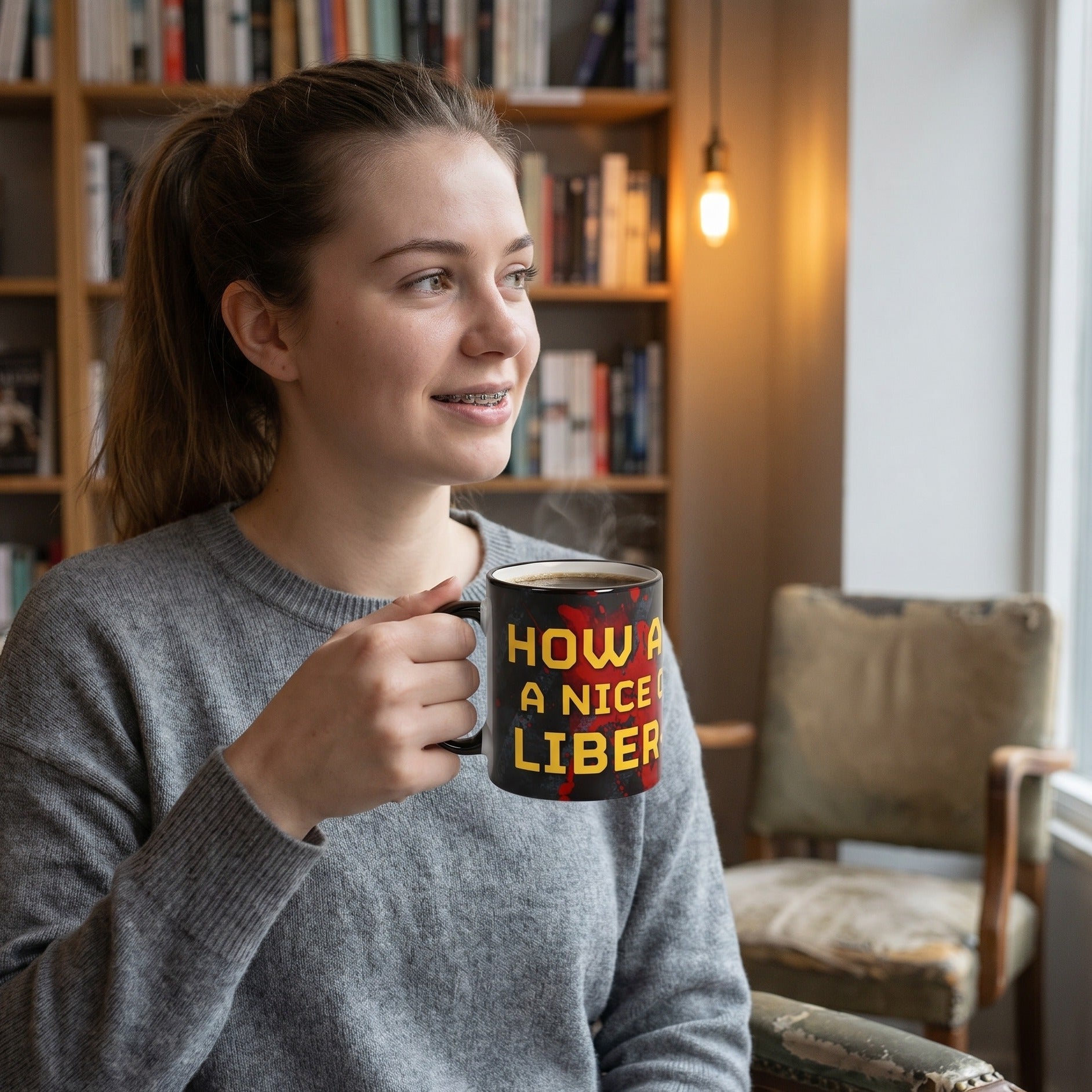 Image produit Tasse Liber-Tea pour les fans de Helldivers