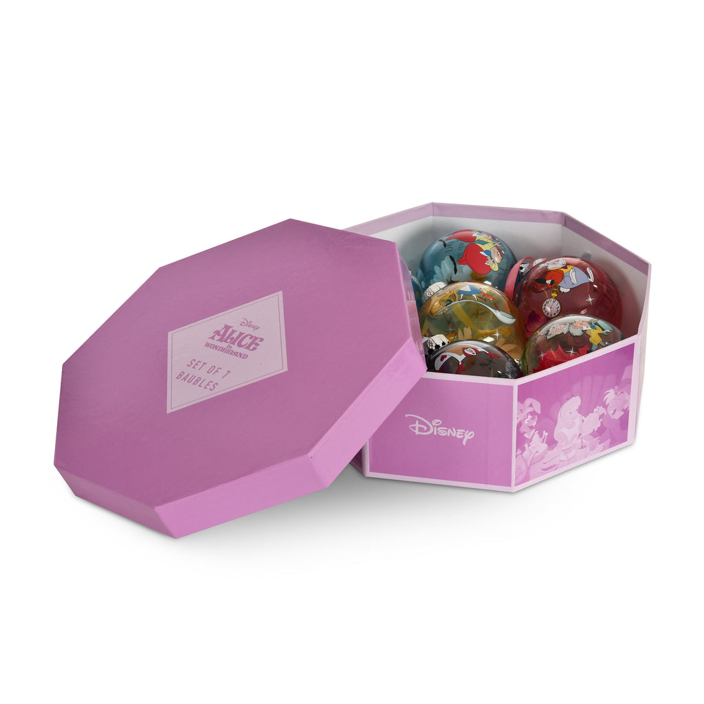 Image produit Alice au Pays des Merveilles - Boules de Noël Caractères 7pcs