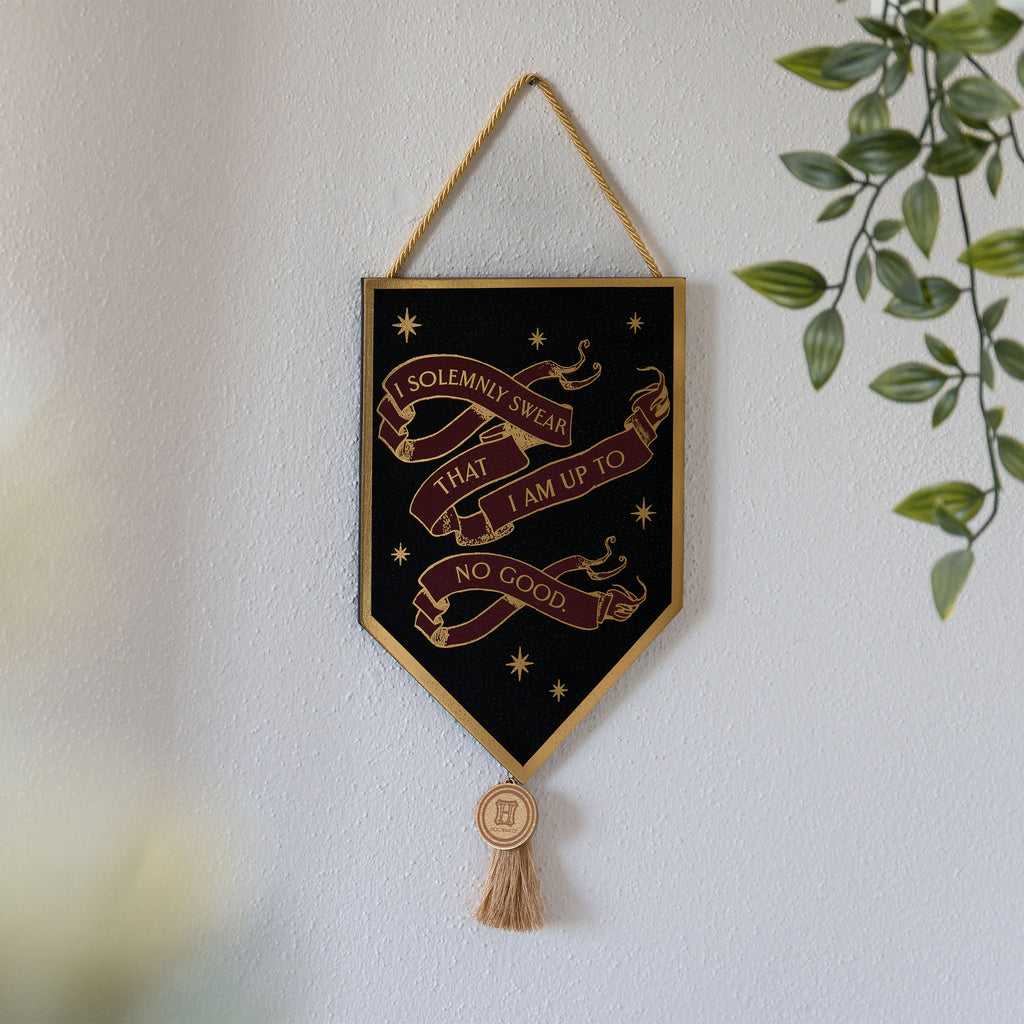 Image produit Harry Potter - Plaque murale en bois Alumni 'I Solemnly Swear'