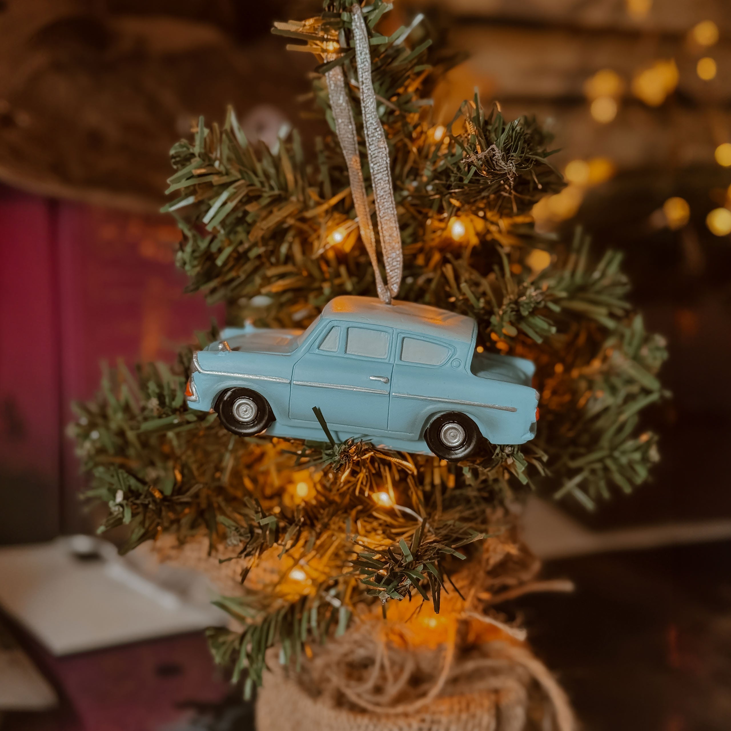 Image produit Harry Potter - Décoration de Noël de voiture volante