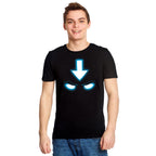 Image produit T-shirt Spirit pour les fans d'Avatar Aang noir