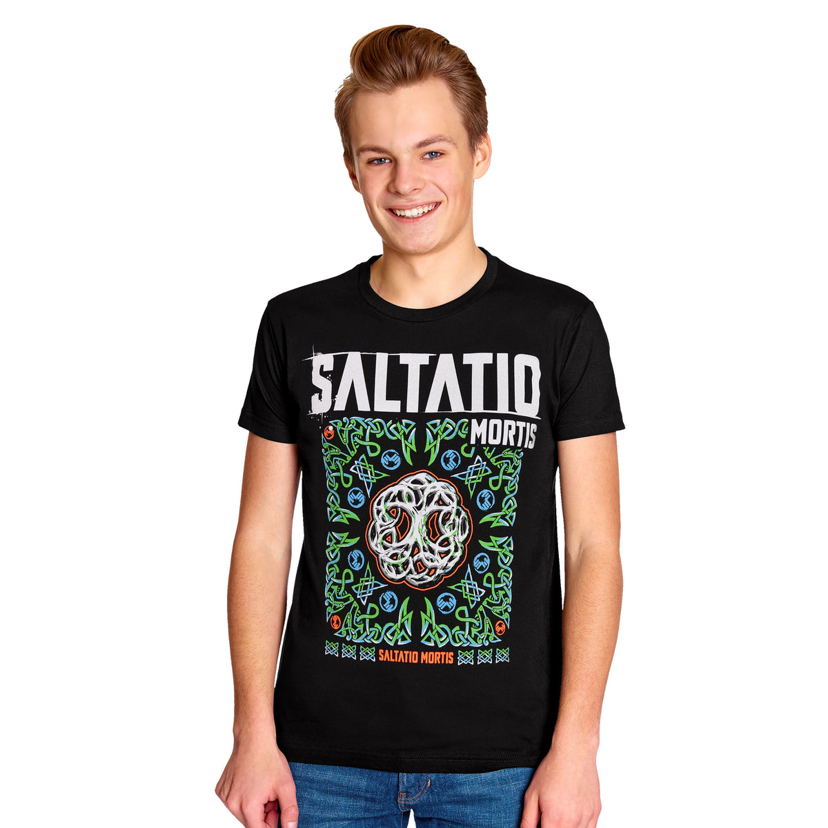 Image produit Saltatio Mortis - T-shirt arbre celtique noir