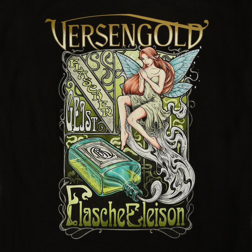 Image produit Versengold - T-shirt noir Esprit de la bouteille