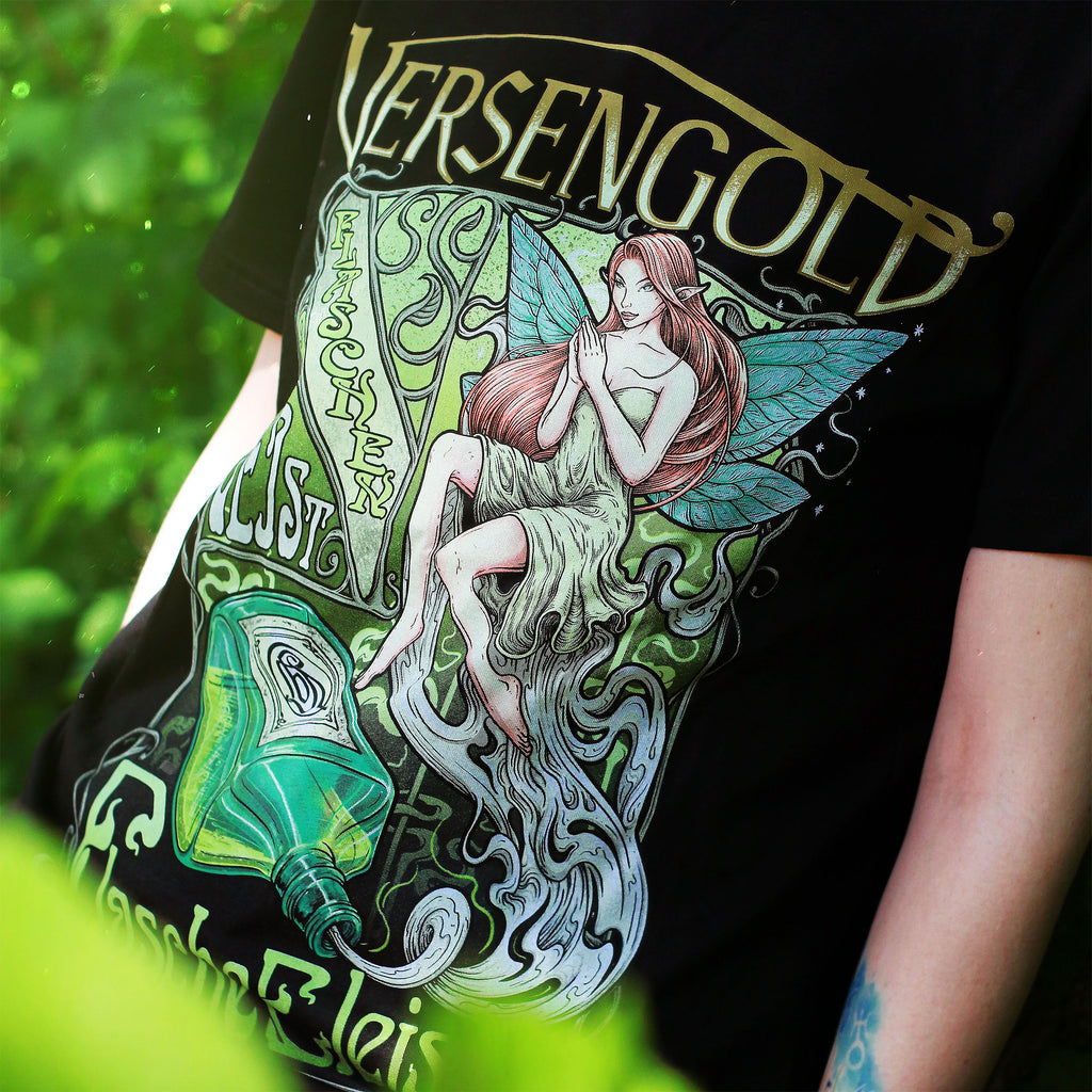 Image produit Versengold - T-shirt noir Esprit de la bouteille
