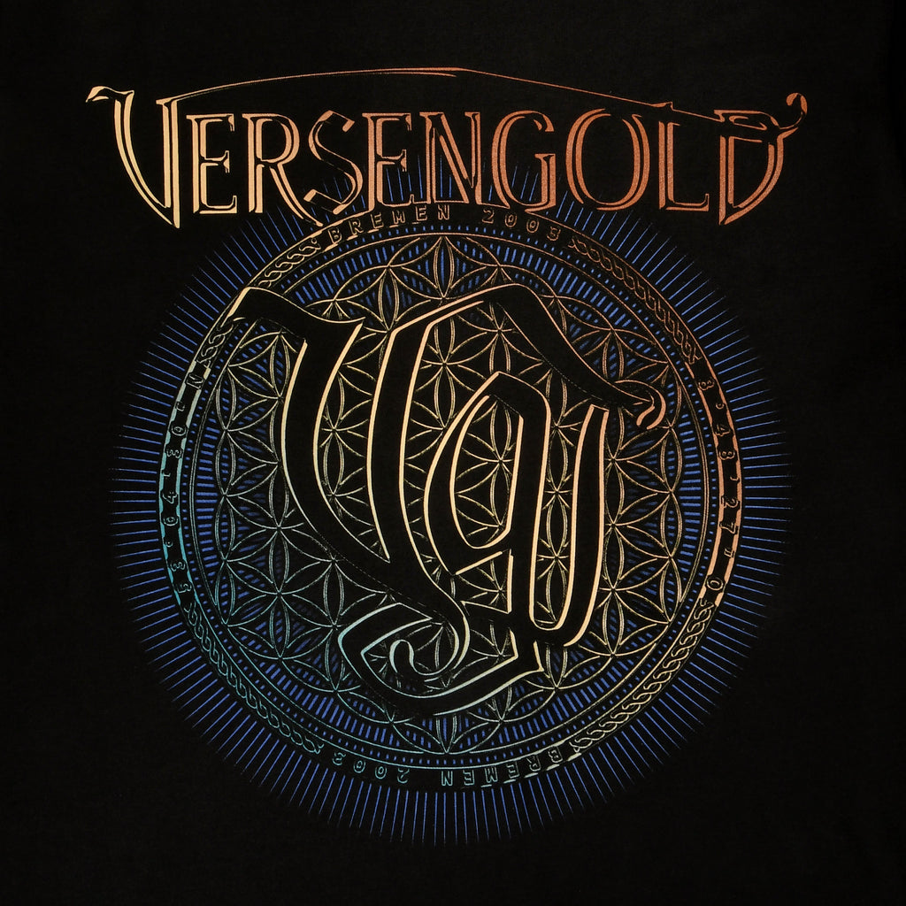 Image produit Versengold - T-shirt Fleur de la Vie Noir