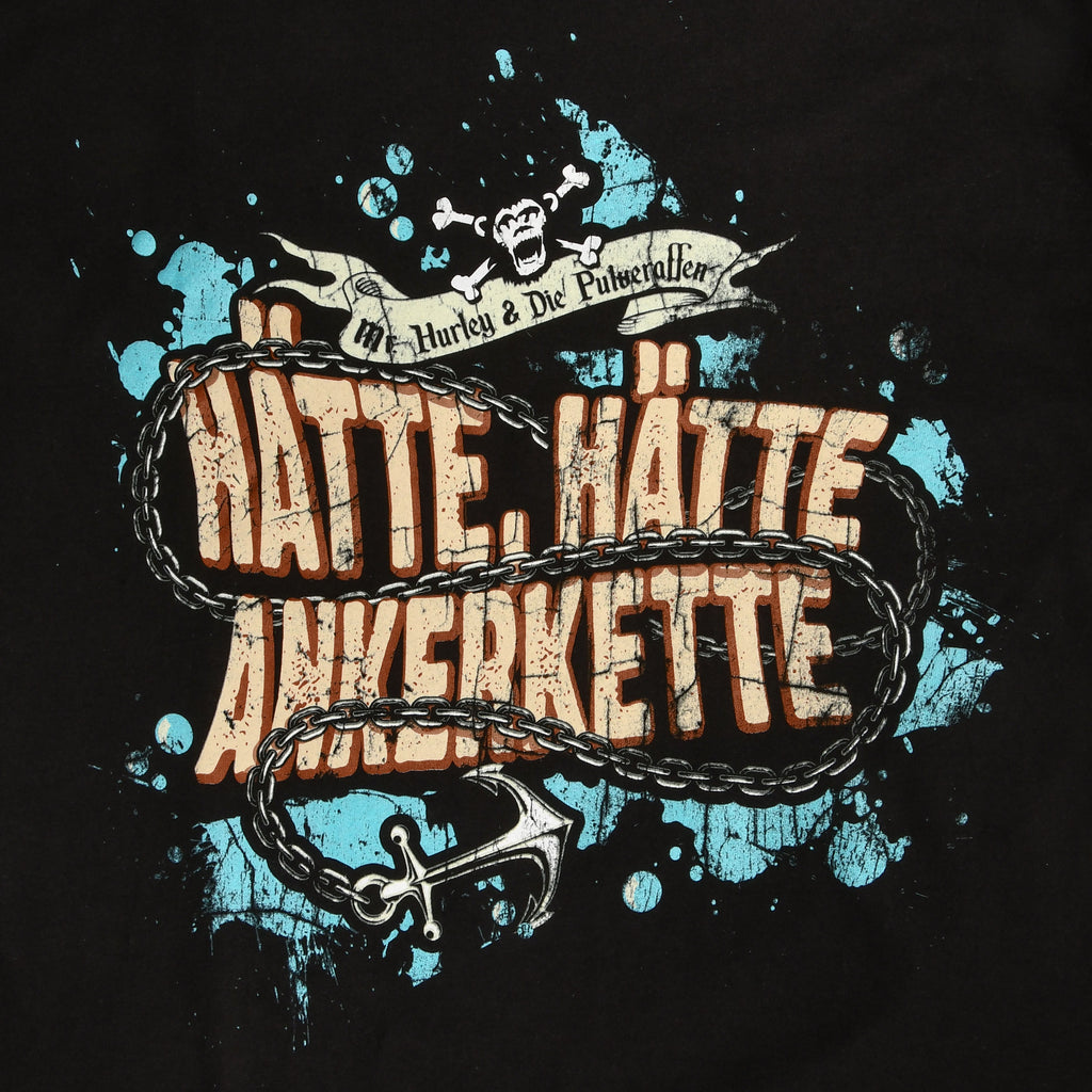 Image produit Mr. Hurley & Les Singes Poudre - Aurait, aurait, chaîne d'ancre T-Shirt noir
