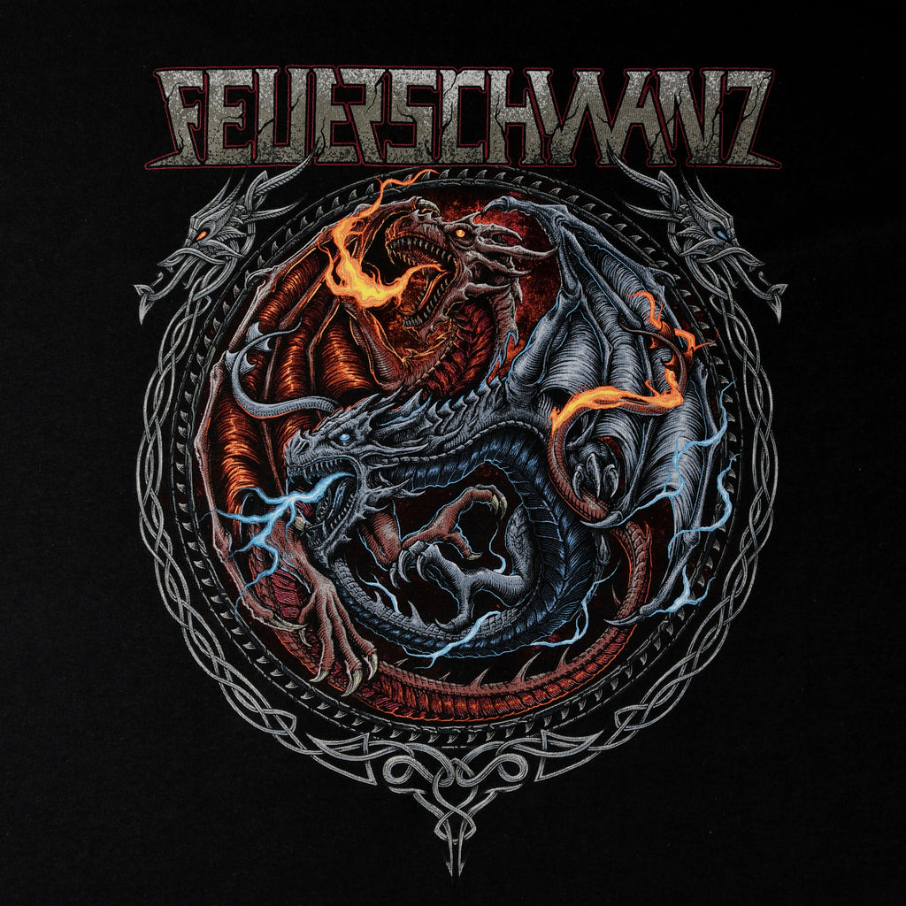 Image produit Feuerschwanz - T-Shirt Ice & Fire noir