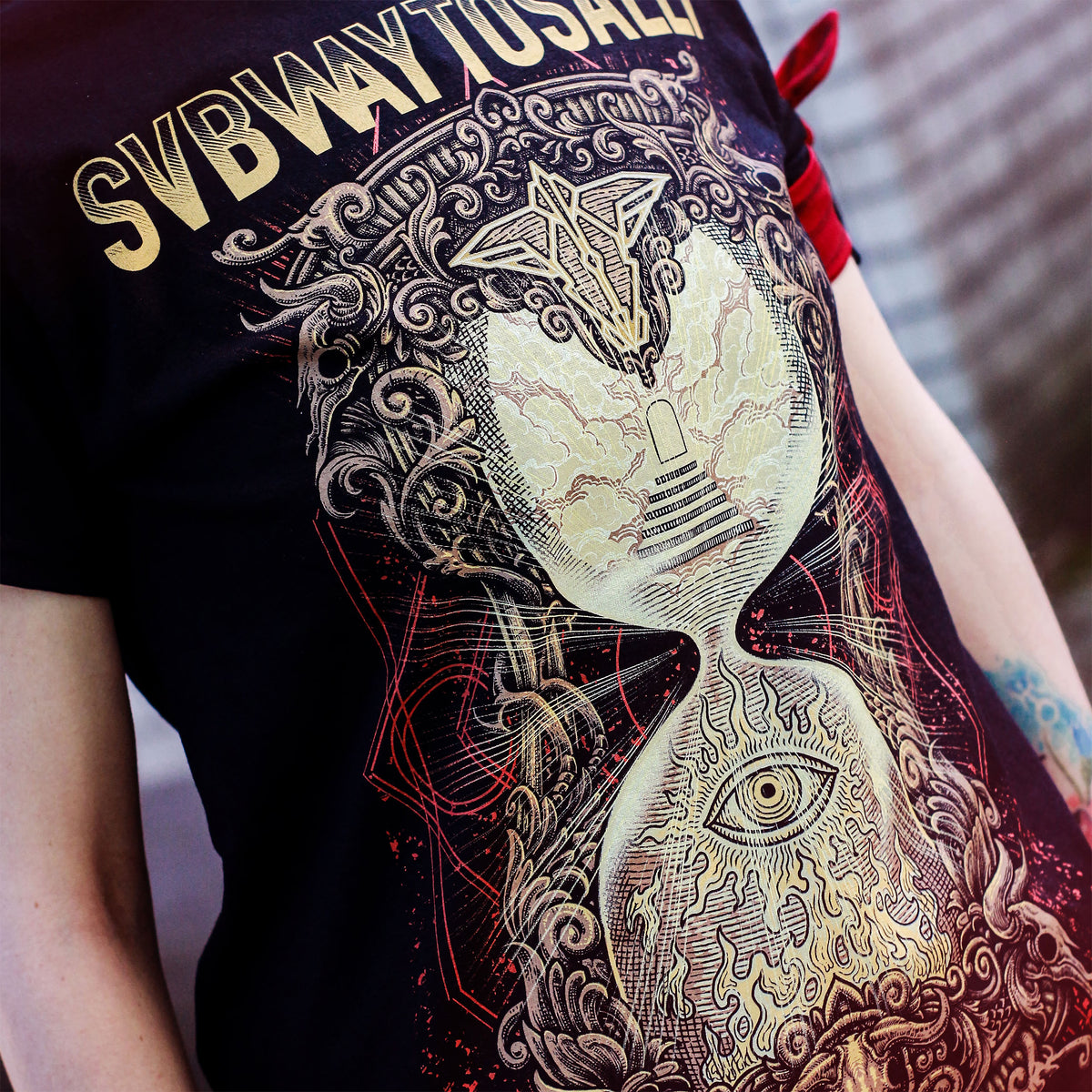 Image produit Subway To Sally - T-shirt sablier noir