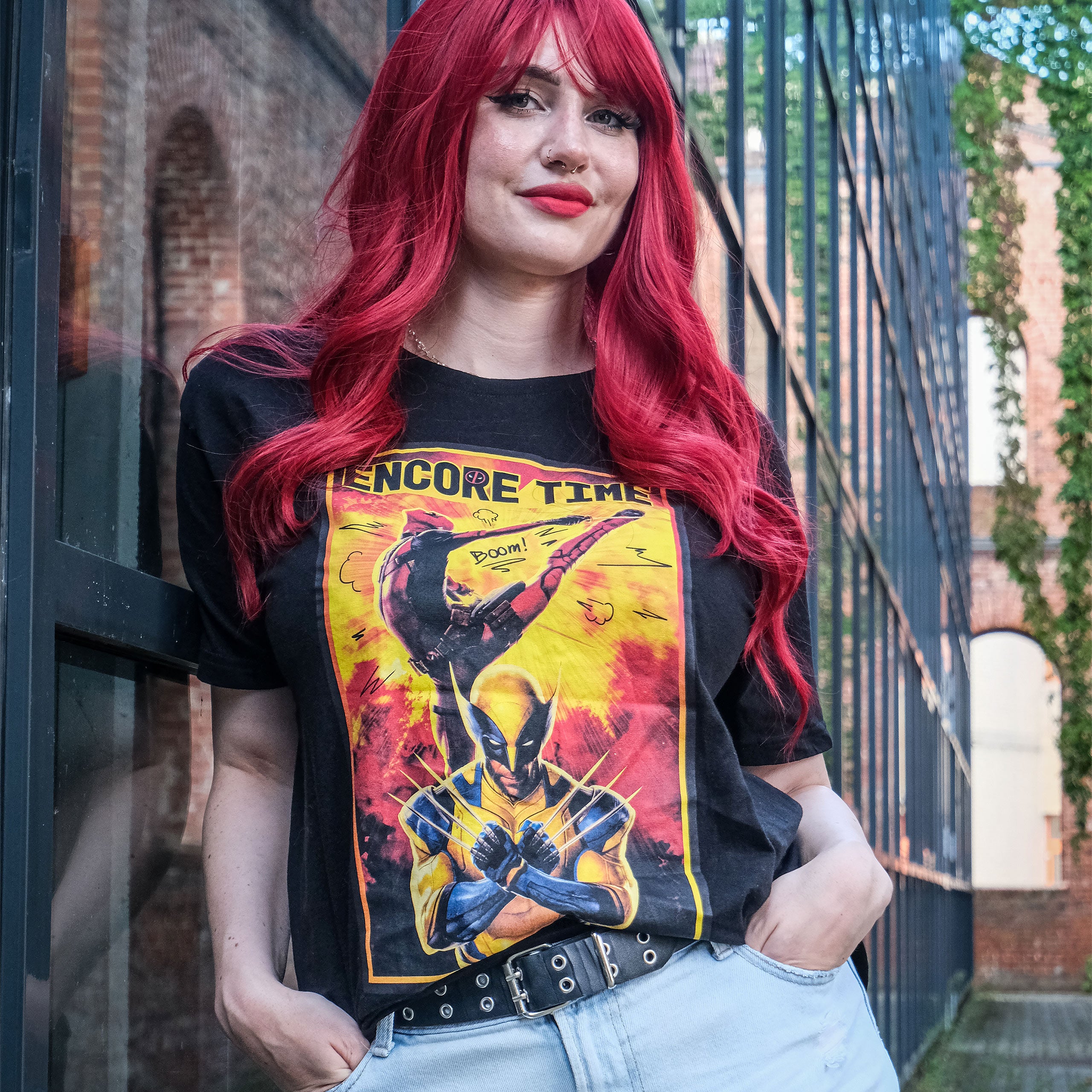 Image produit Deadpool et Wolverine - Encore Time T-Shirt noir