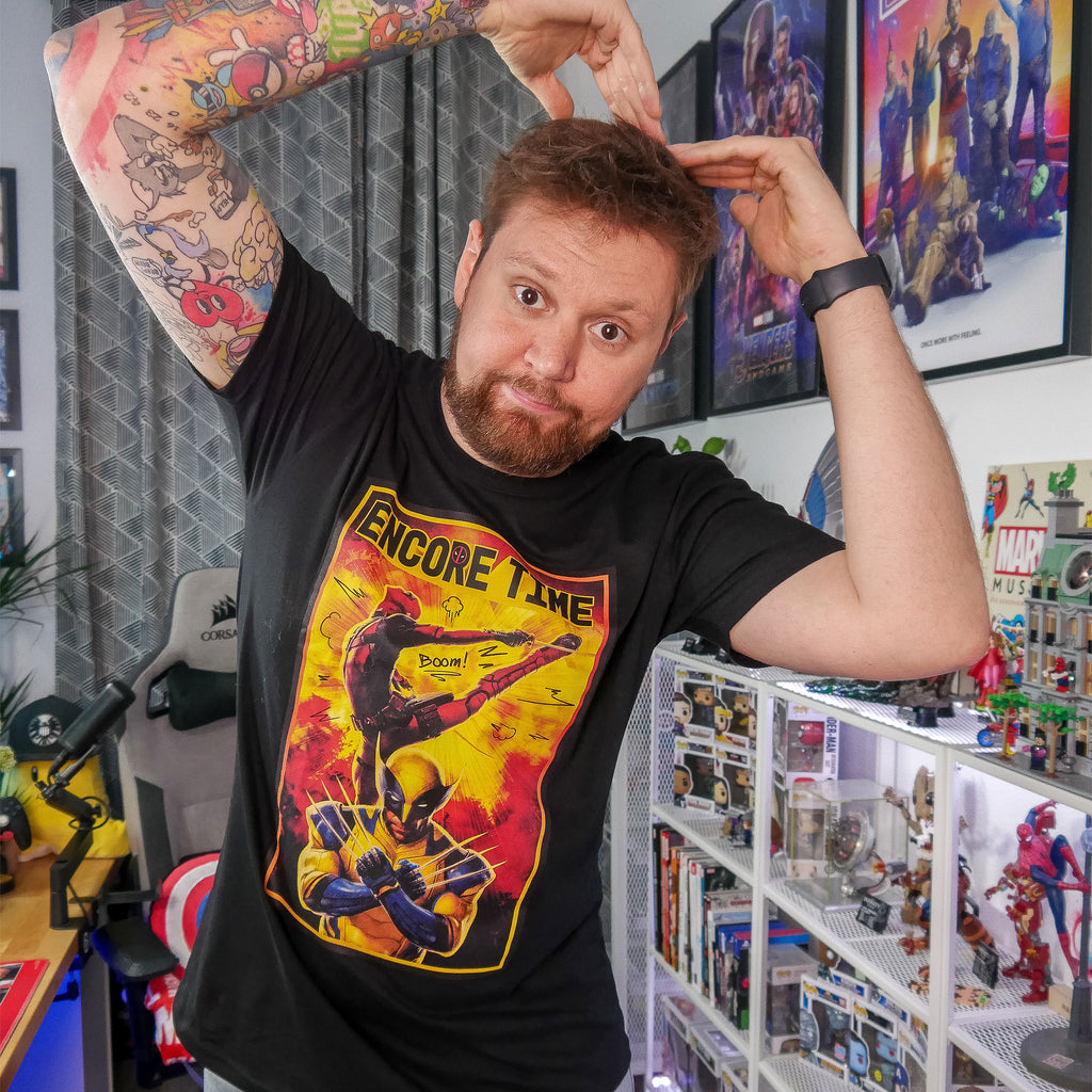 Image produit Deadpool et Wolverine - Encore Time T-Shirt noir