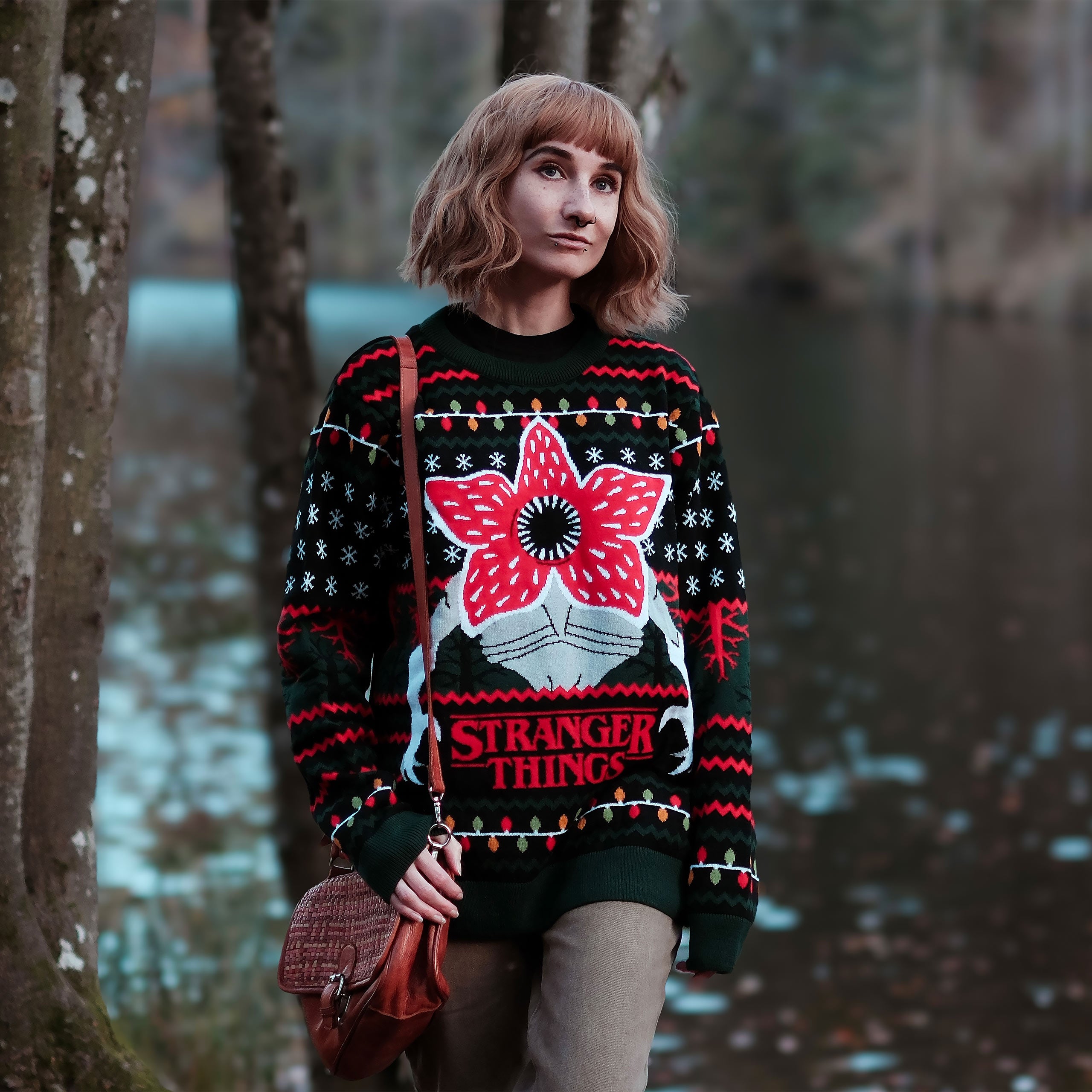 Image produit Stranger Things - Pull tricoté Demogorgon