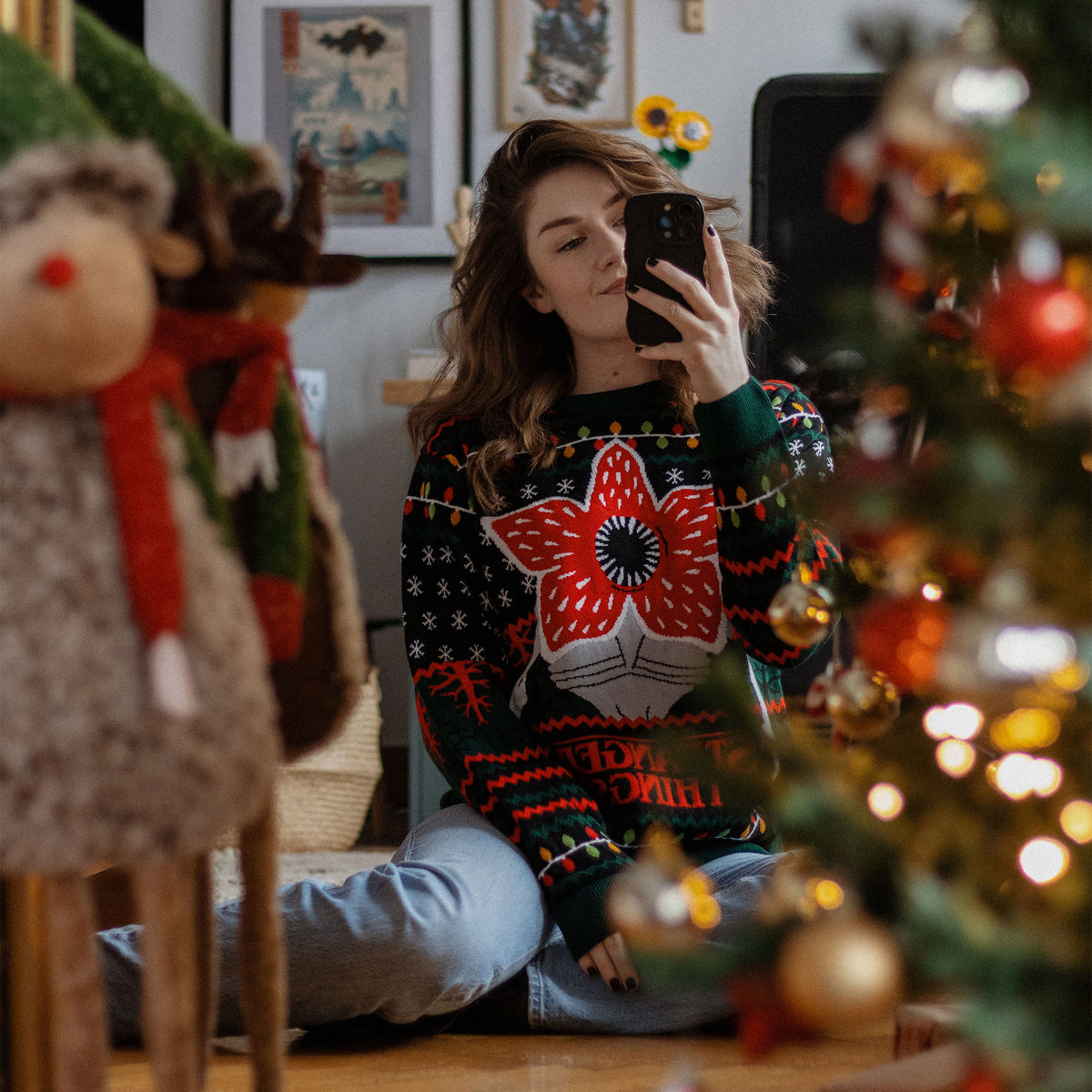 Image produit Stranger Things - Pull tricoté Demogorgon
