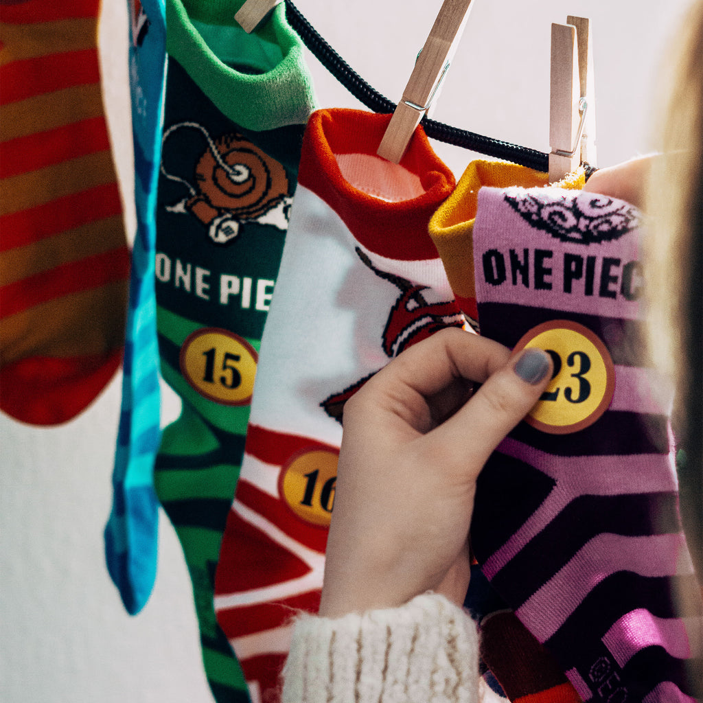Image produit Calendrier de l'Avent One Piece à remplir de chaussettes