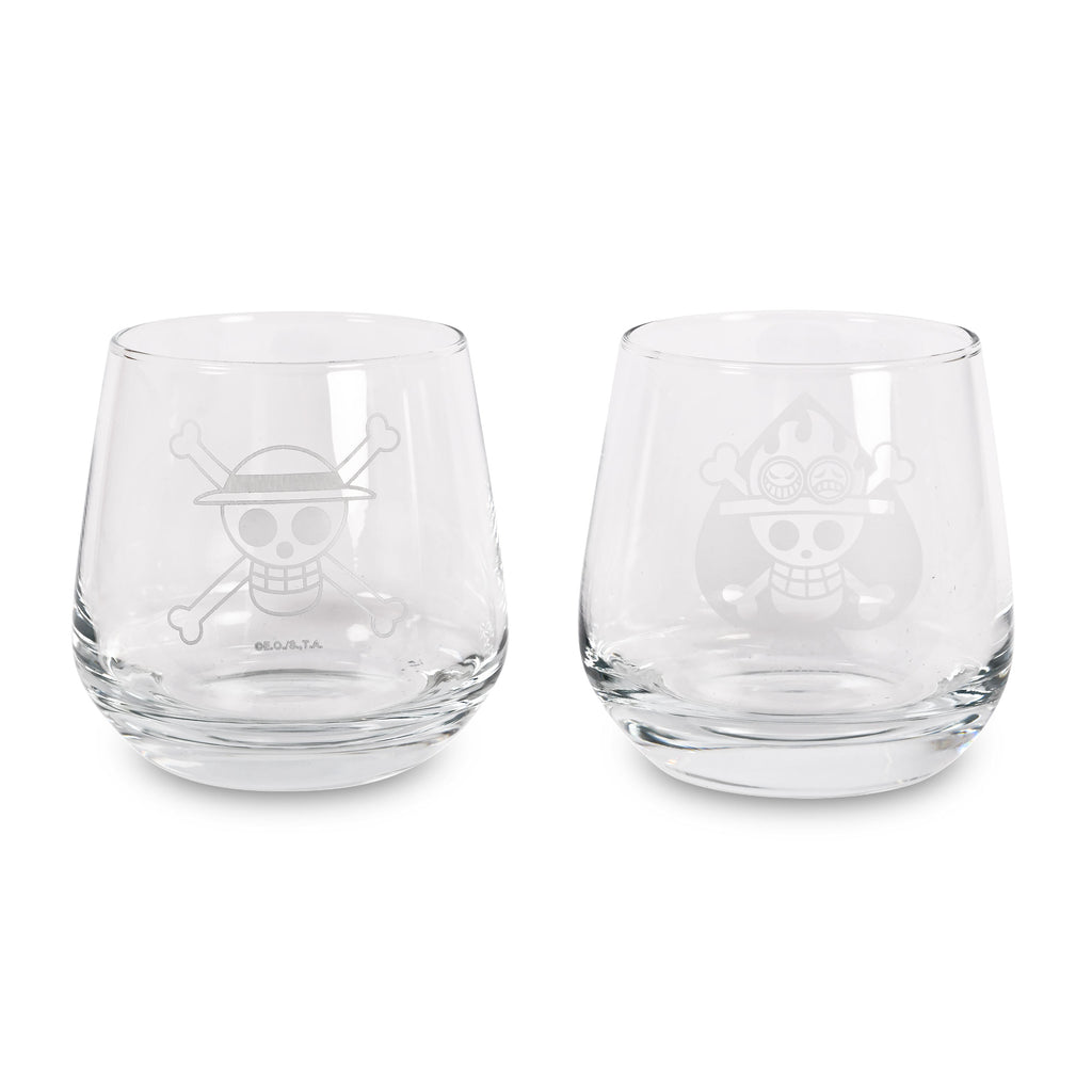Image produit One Piece - Verres Luffy & Ace Set de 2