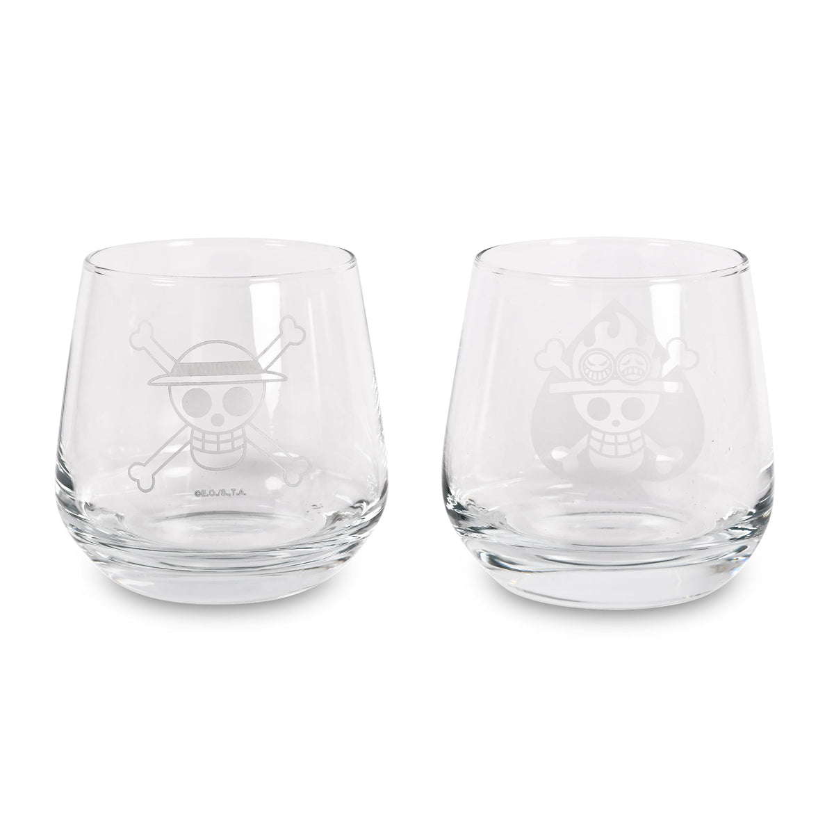 Image produit One Piece - Verres Luffy & Ace Set de 2