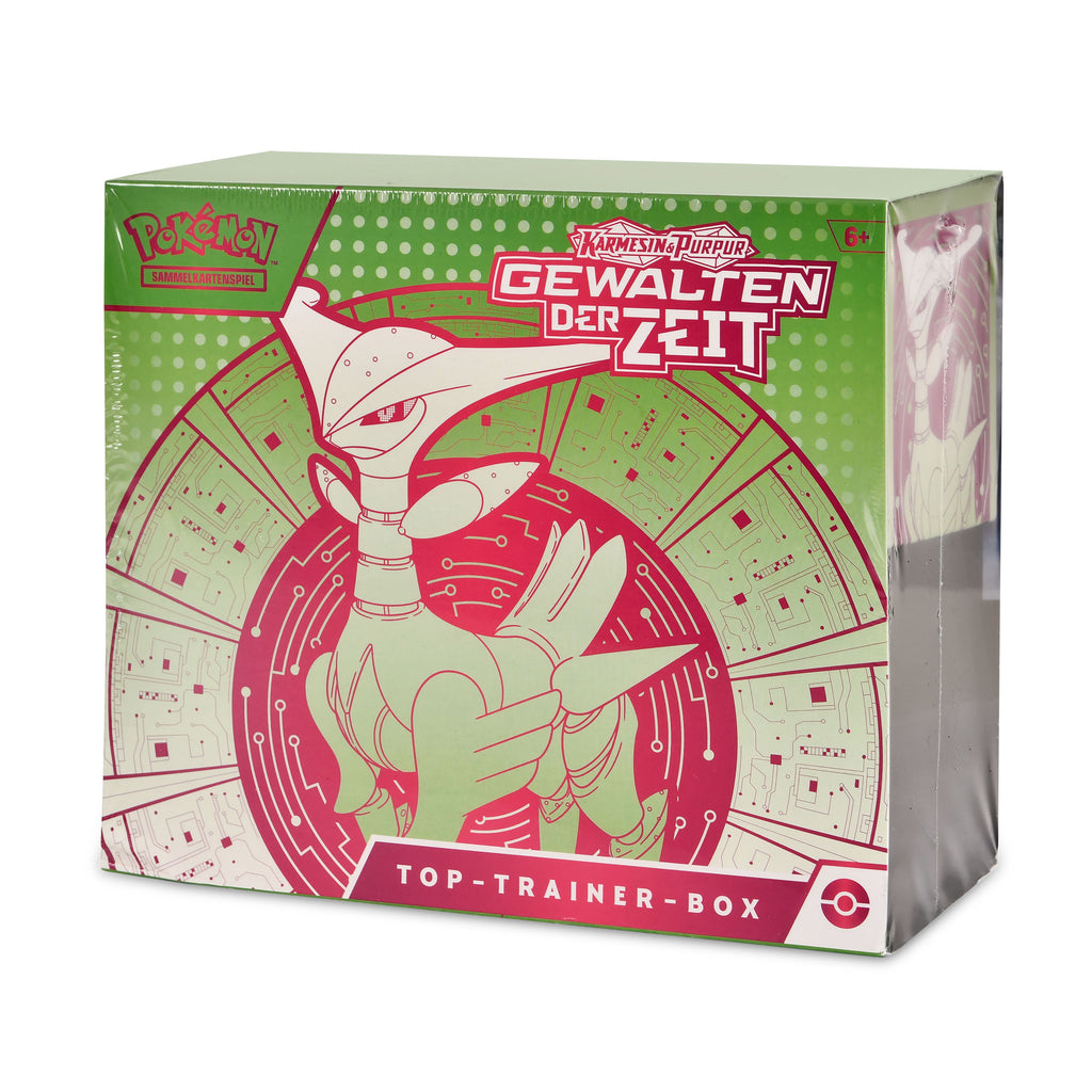 Image produit Pokemon - Forces Cramoisi & Pourpre du Temps Feuille de Fer Boîte Top Entraîneur
