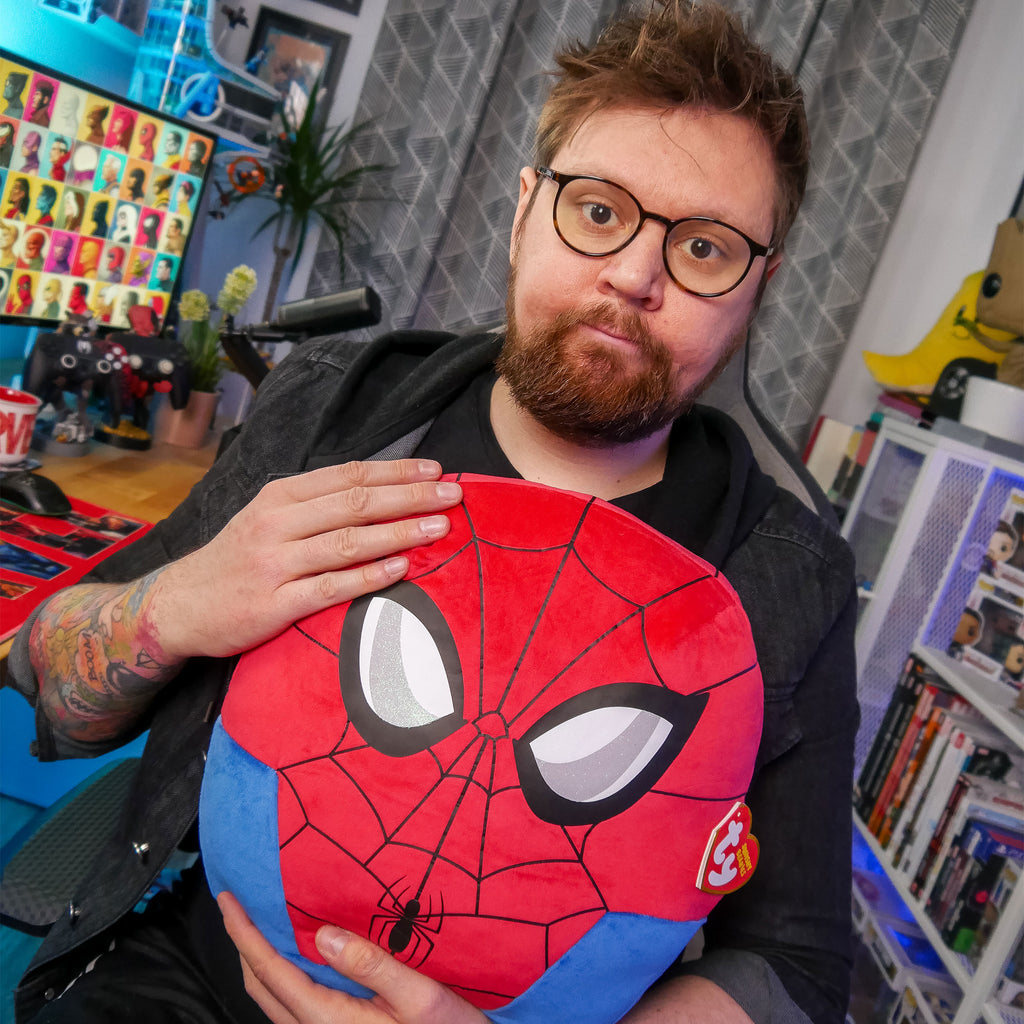 Image produit Coussin en peluche Spider-Man Squishy Beanies 35cm - Marvel