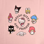 Image produit T-shirt Hello Kitty and Friends rose