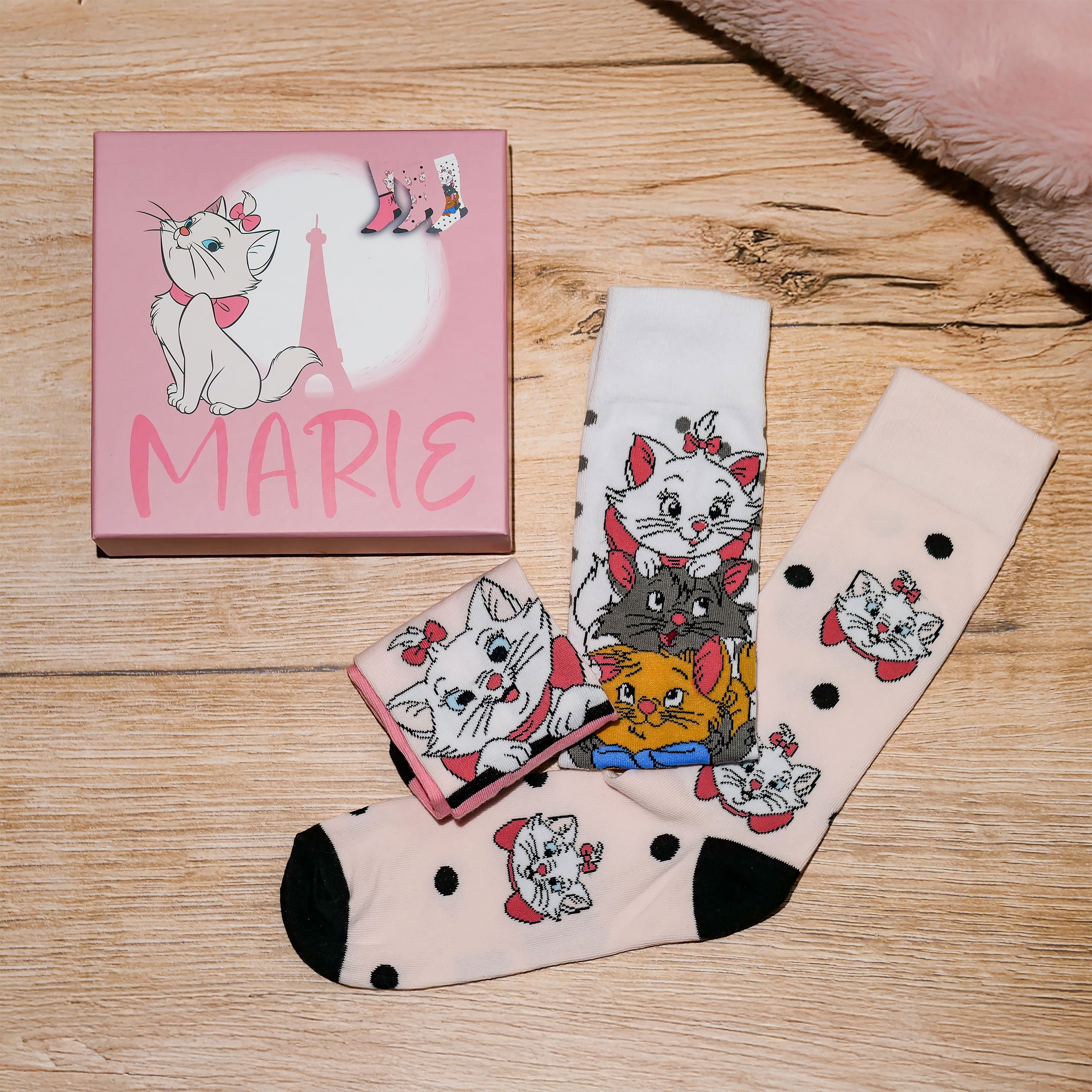 Image produit Aristocats - Ensemble de 3 chaussettes Marie