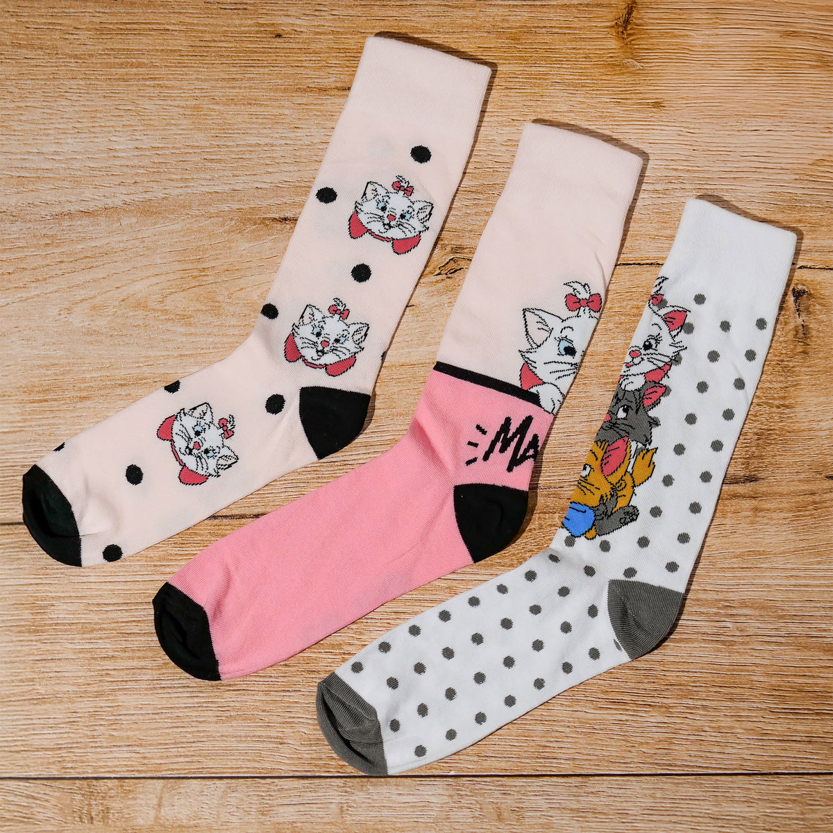 Image produit Aristocats - Ensemble de 3 chaussettes Marie
