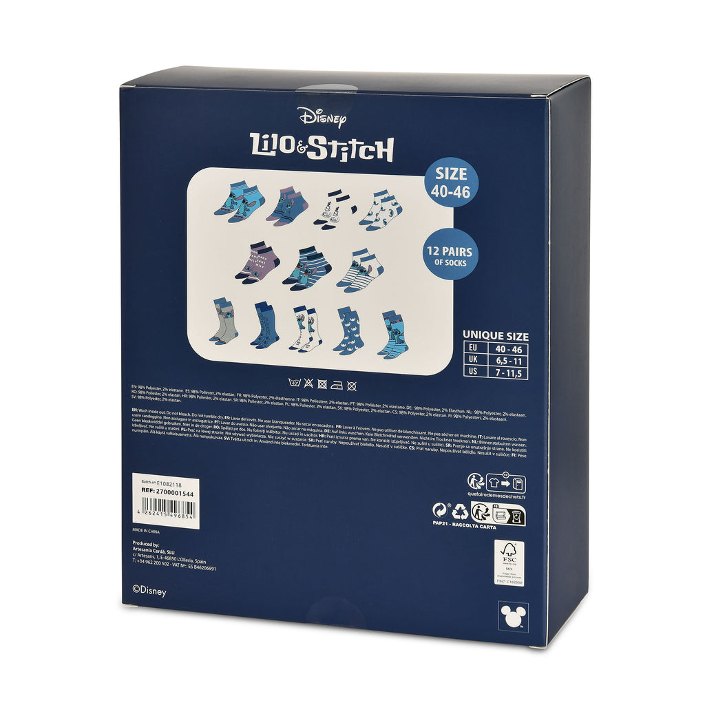 Image produit Calendrier de l'Avent de chaussettes Stitch - Lilo & Stitch