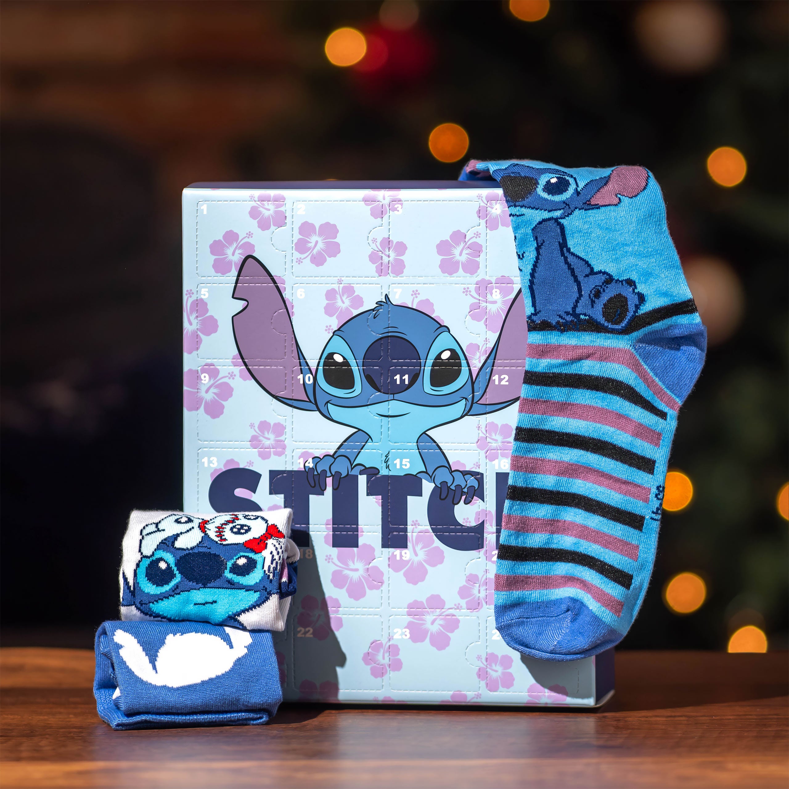 Image produit Calendrier de l'Avent de chaussettes Stitch - Lilo & Stitch
