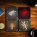 Image produit Game of Thrones - Sous-verres blasons des maisons, set de 4