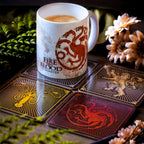 Image produit Game of Thrones - Sous-verres blasons des maisons, set de 4